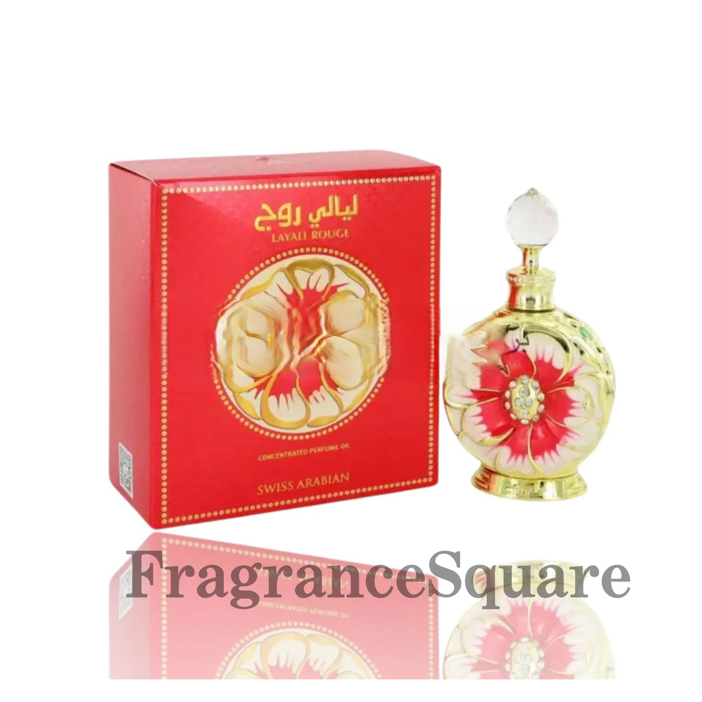 Layali Rouge | Concentrated Perfume Oil 15ml | by Swiss Arabian