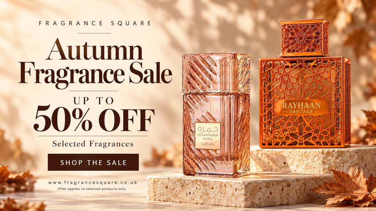 Fragrance Square Autumn Fragrance Sale, up to 50% off selected fragrances