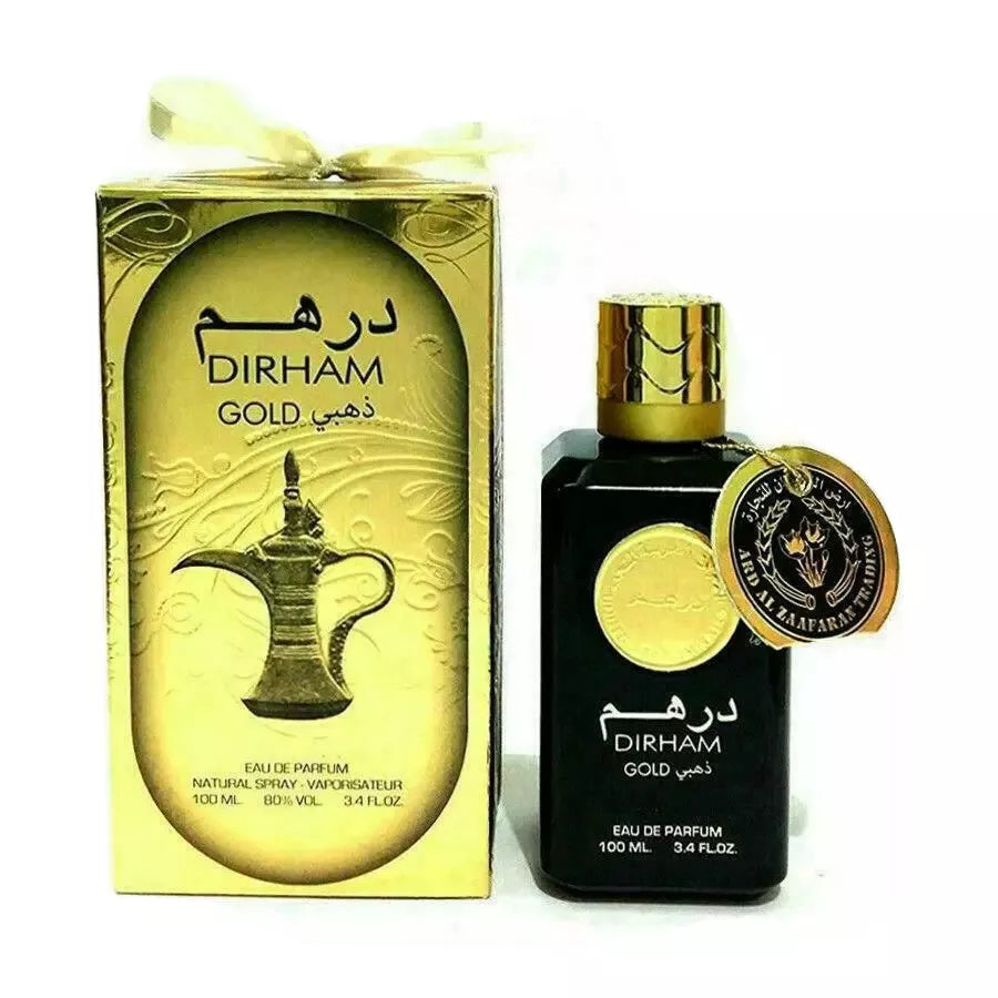 DIRHAM GOLD 100ML UNISEX BY ARD ZAAFARAN EAU DE PERFUME OUD
