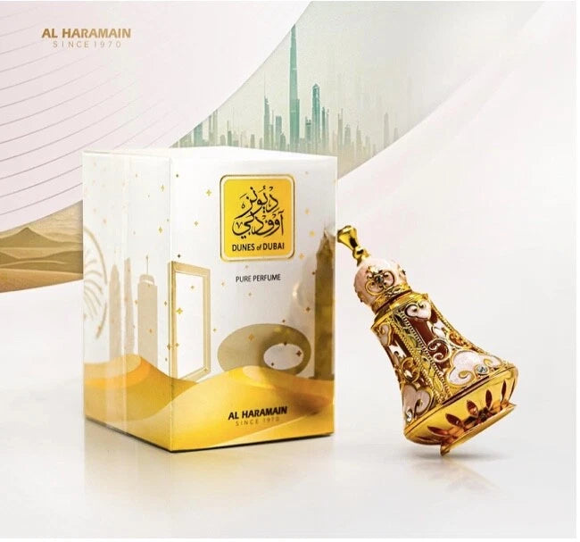Al Haramain Dunes of Dubai Attar 12ml | Long Lasting Perfume Oil for Women | Lux