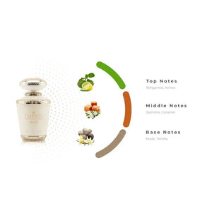 Empire Victor 100ml EDP by Khadlaj Jasmine, Caremel Musk, Vanila