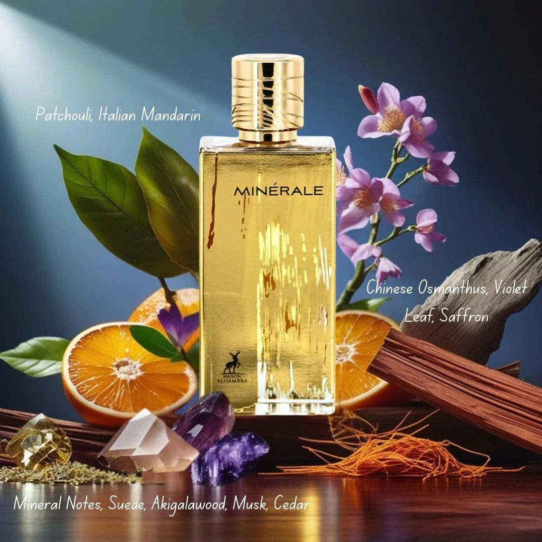 Minerale Gold Eau de Parfum Spray 100ml (3.4 oz) by Maison Alhambra
