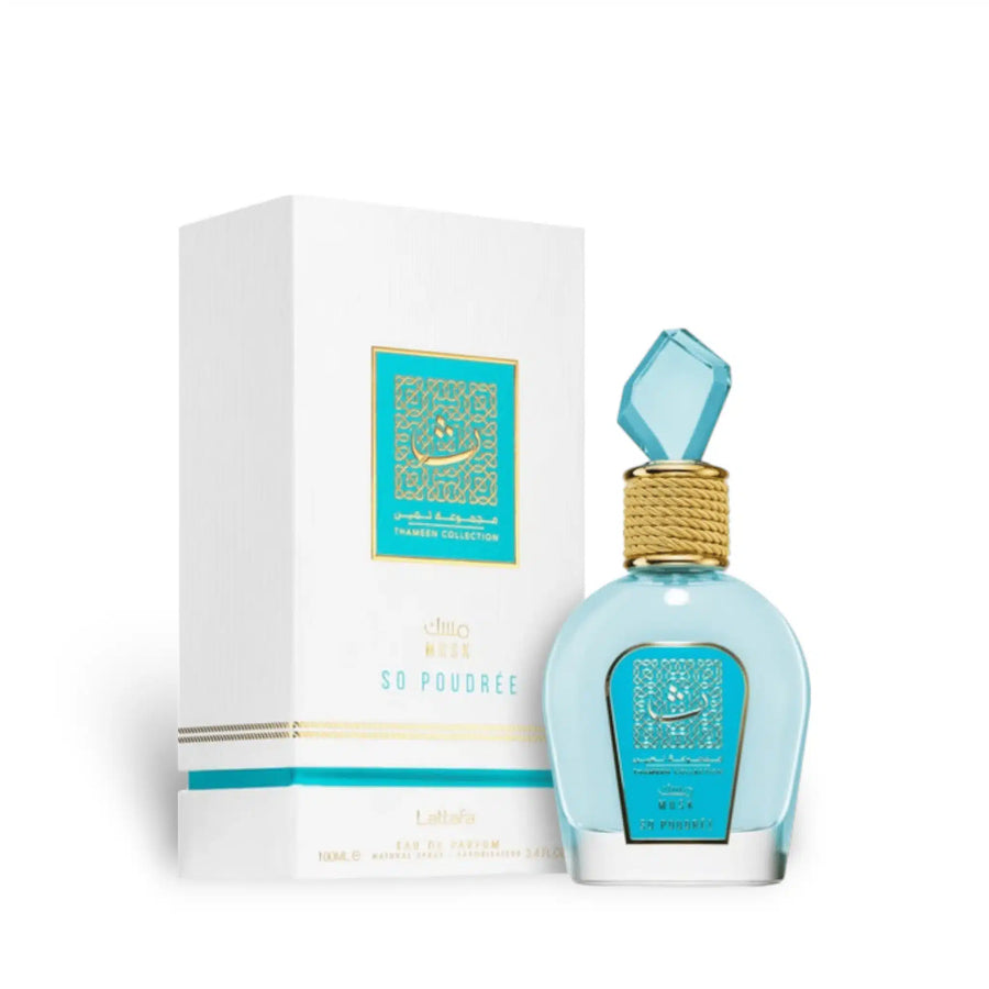 Musk So Poudrée by Lattafa – Eau De Parfum 100ml (Thameen Collection)