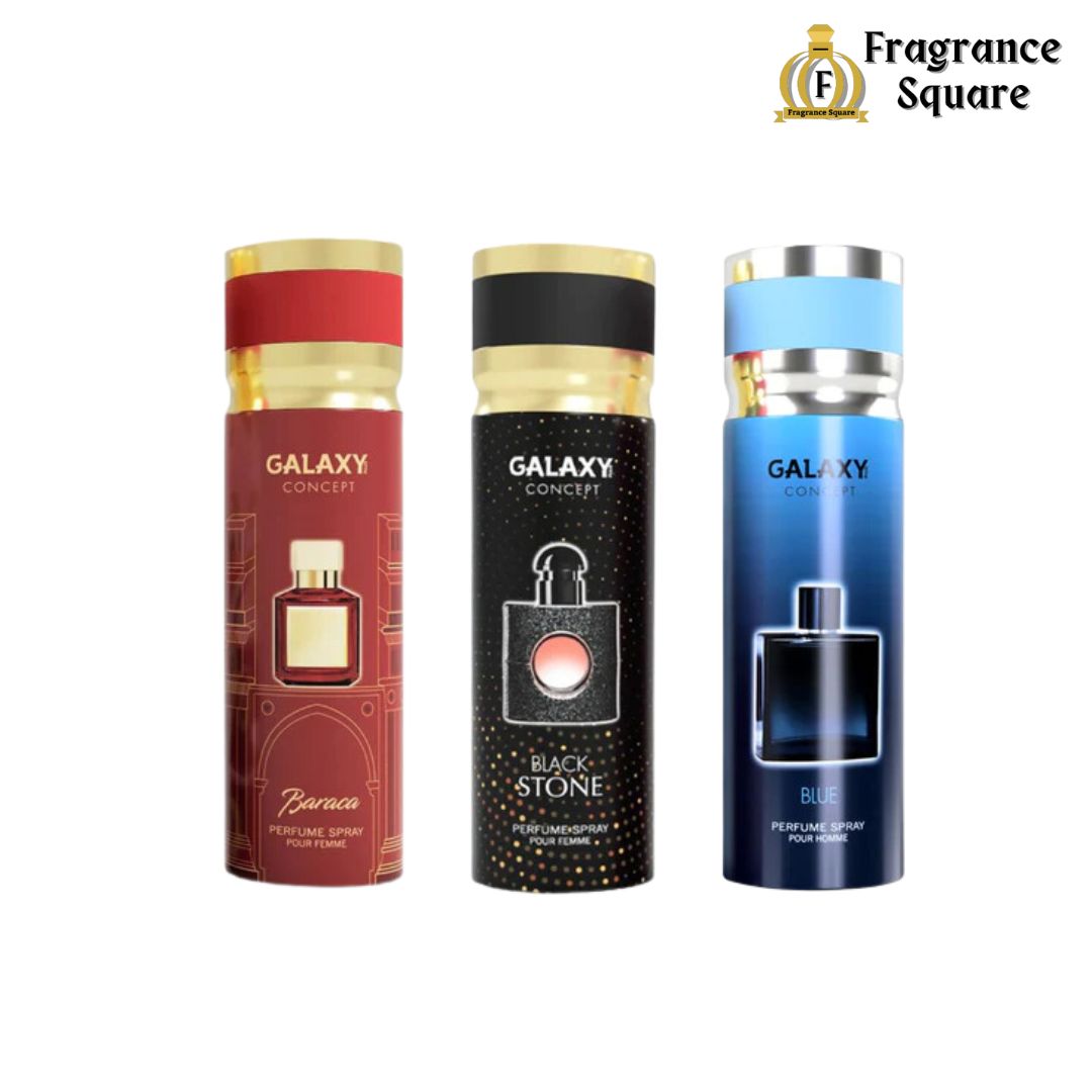 GALAXY PLUS CONCEPT PERFUME BODY SPRAY 3 PCS BUNDLE