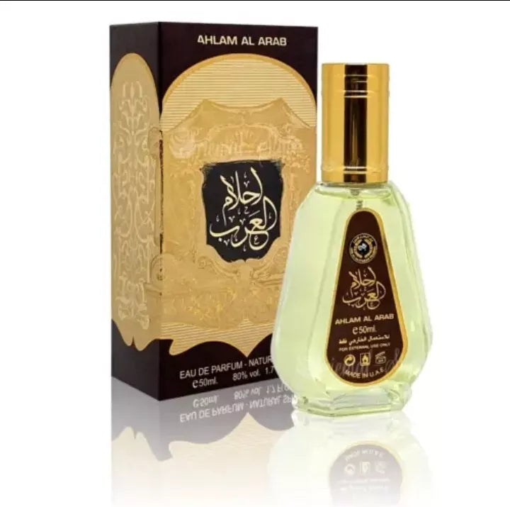 Ahlam Al Arab 50ml Ard Al Zaafaran Arabian Perfume Spray Made in UAE