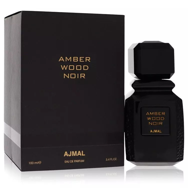 Ajmal Amber Wood Noir 3.4 oz / 100 ml Eau de Parfum - Unisex Fragrance