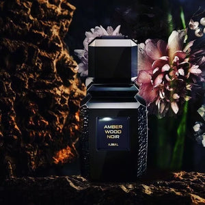 Ajmal Amber Wood Noir 3.4 oz / 100 ml Eau de Parfum - Unisex Fragrance