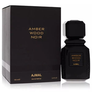 Ajmal Amber Wood Noir 3.4 oz / 100 ml Eau de Parfum - Unisex Fragrance