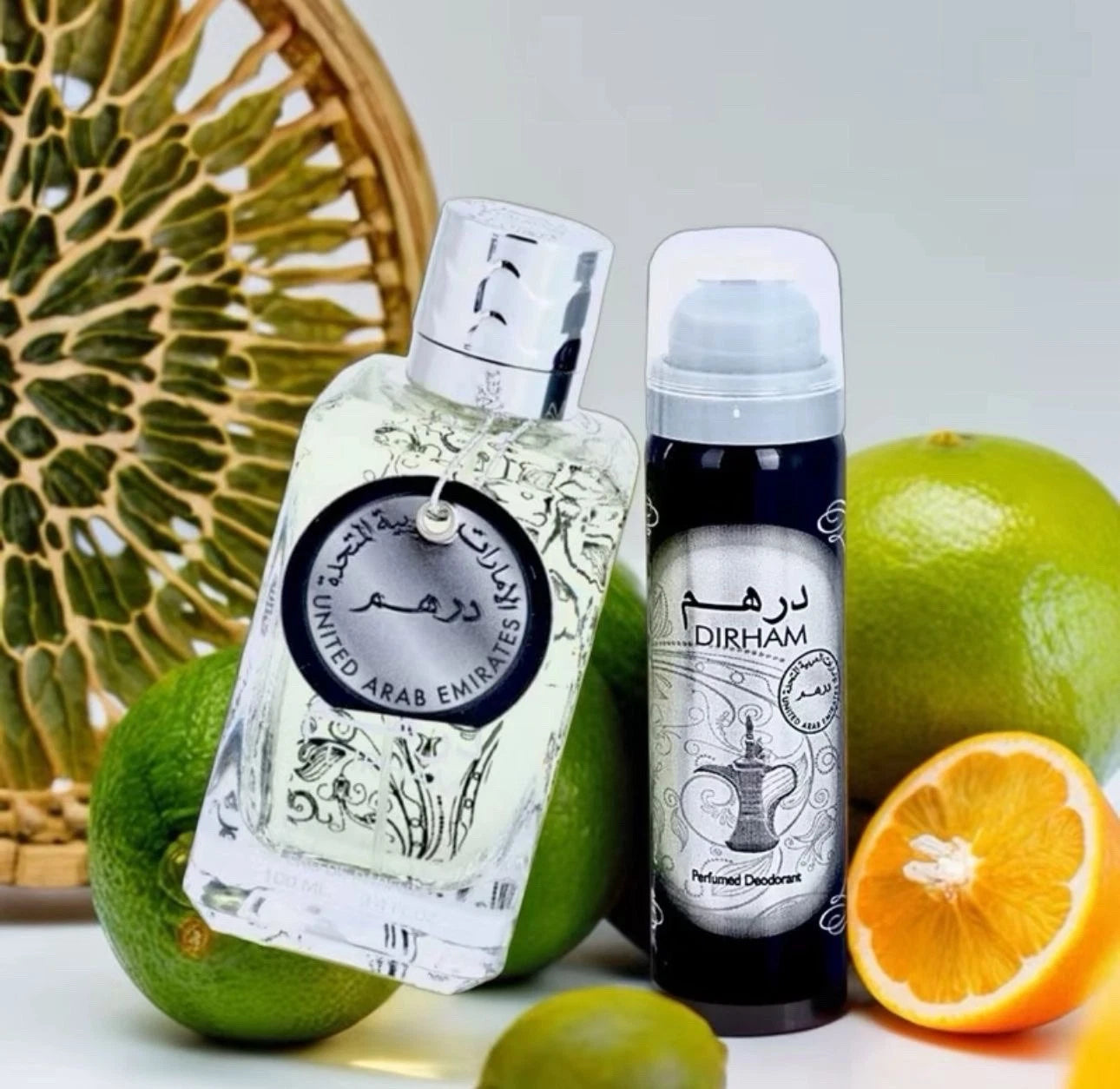 Dirham Silver With Deodorant Unisex Arabic Luxury Scent EDP 100ml