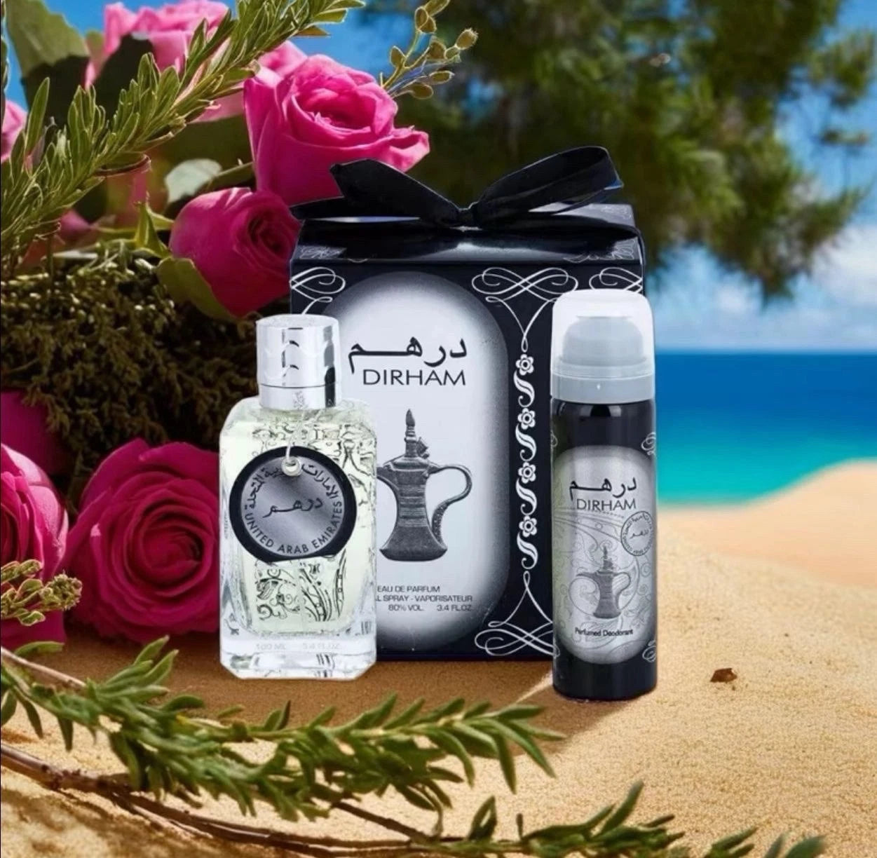 Dirham Silver With Deodorant Unisex Arabic Luxury Scent EDP 100ml