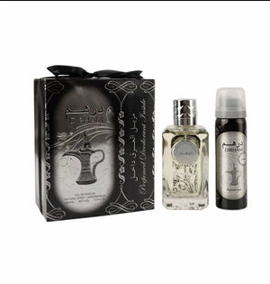 Dirham Silver With Deodorant Unisex Arabic Luxury Scent EDP 100ml