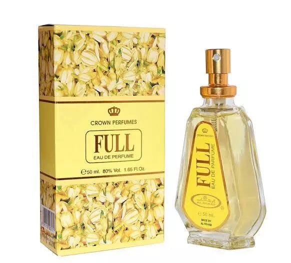 Full 50ml Spray Al Rehab Crown Perfume Attar Arabian Traditional Pocket Size UAE