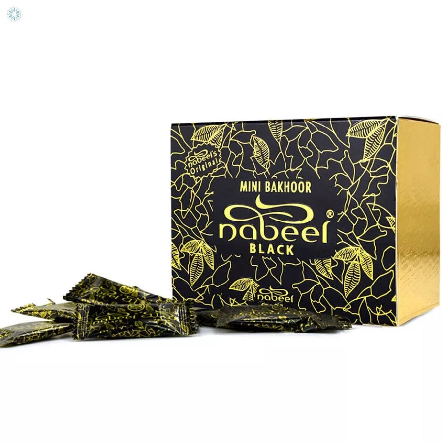 Mini Bakhoor Black, 36 Tablets By Nabeel Perfumes.