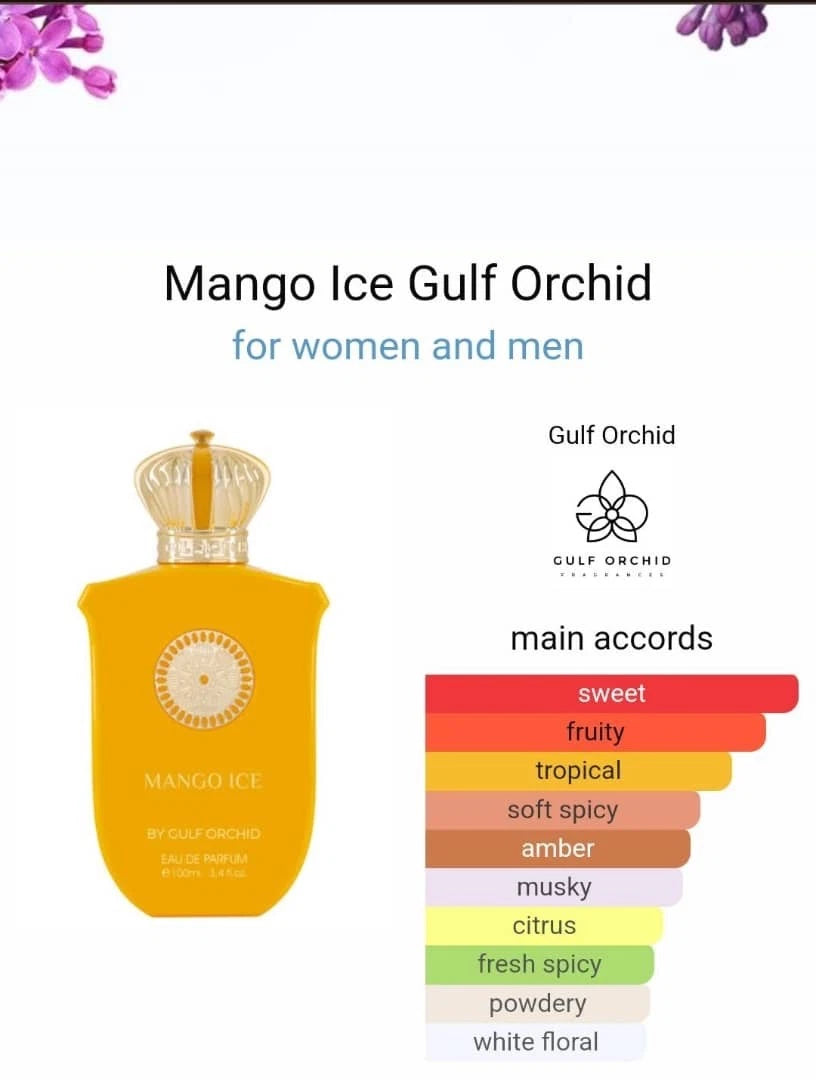 Mango Ice | Eau De Parfum 100ml | By Gulf Orchid