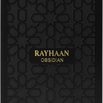 Rayhaan Obsidian Eau de Parfum 100ml EDP Woody Amber Perfume