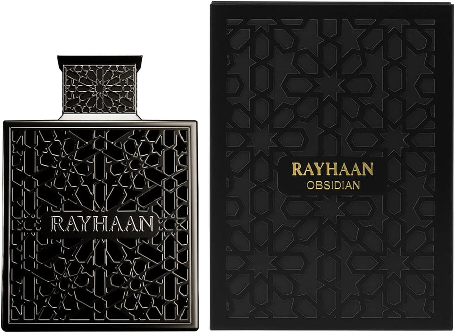 Rayhaan Obsidian Eau de Parfum 100ml EDP Woody Amber Perfume