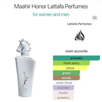 Maahir Honor by Lattafa Eau De Parfum 100ml Luxury Long Lasting Unisex Perfume