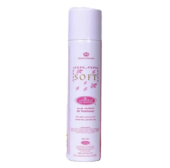 3 x 300ml SOFT Al Rehab Dry Air Freshener – Arabian Home &amp; Car Spray