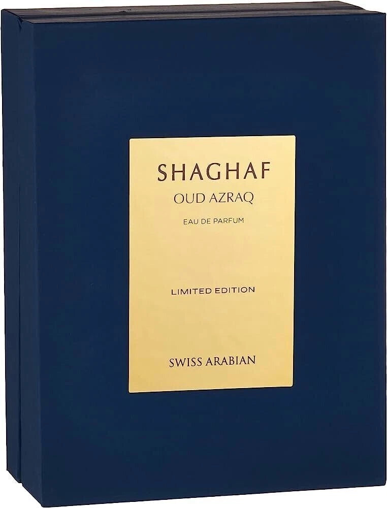 Swiss Arabian SHAGHAF OUD AZRAQ Eau De Parfum Unisex- 75 ML