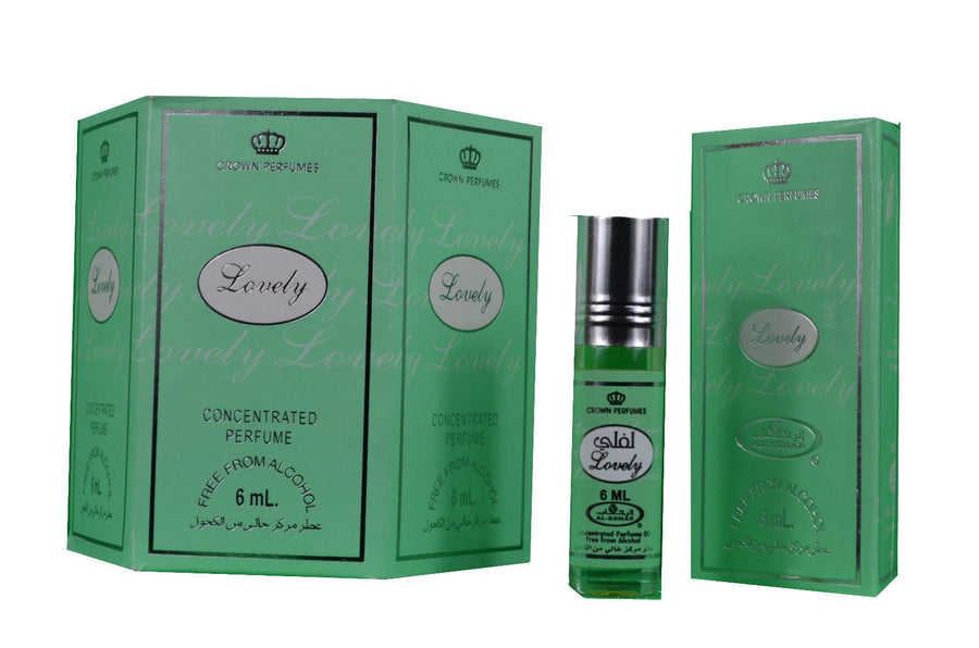 Lovely 6ml (box of 6) Al Rehab Perfume Oil/Attar/Ittar