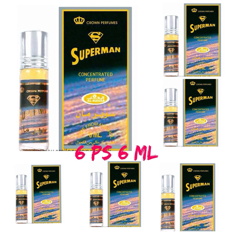 Al Rehab Superman 6Ml (6ps) Concentrated Perfume Oil Sweet Spicey Fragrnace Oil