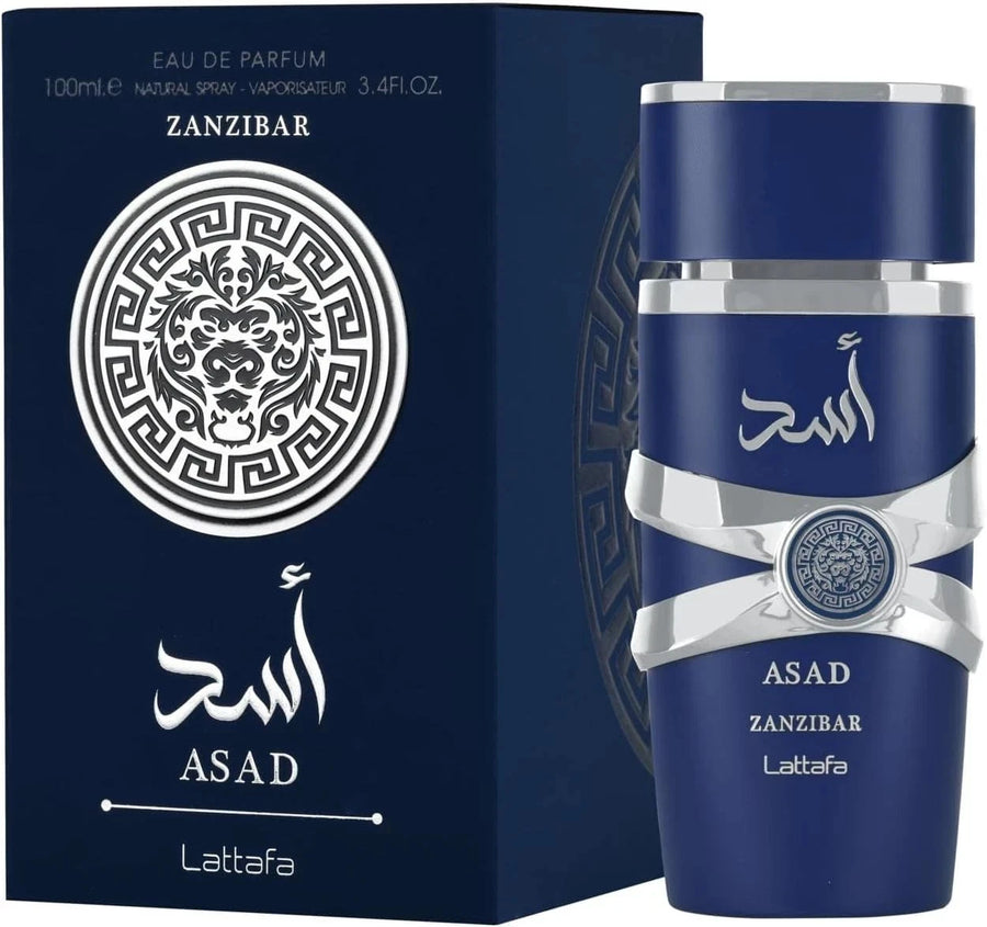 Asad Zanzibar 100ml EDP By Lattafa Perfumes Fragrance Scent Parfum For Men