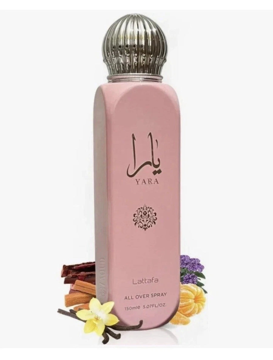 Lattafa Yara 150ml All over body spray for women