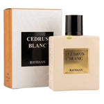 Rayhaan Cedrus Blanc Eau de Parfum 100ml Unisex Fresh Woody Floral Aldehydic