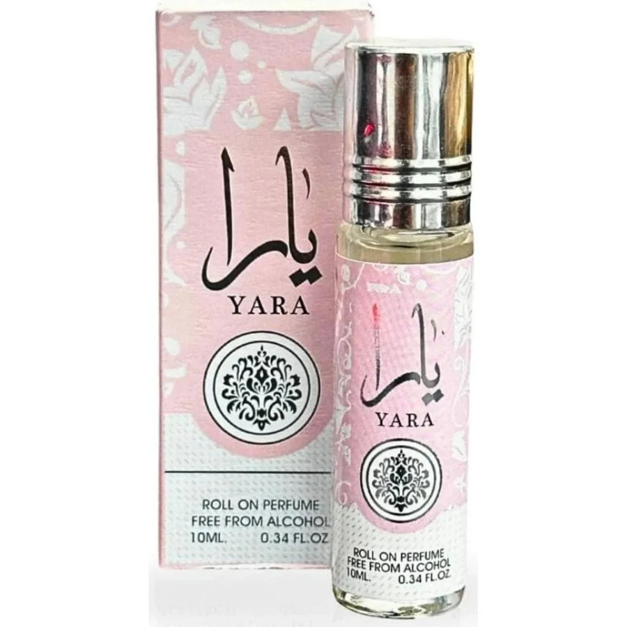 3X LATTAFA PERFUMES YARA ROLLERBALL 10ML  | NEW & SEALED | FREE P&P | UK