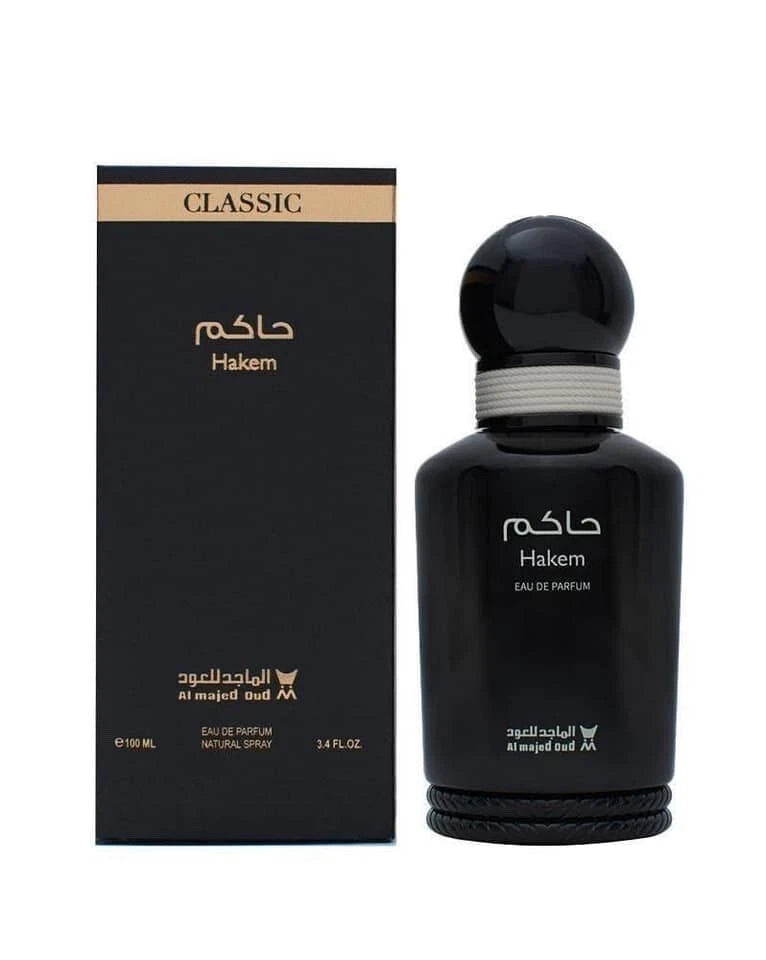 HAKEM 100ml By Al Majed Oud EDP A Luxury Fragrance For Men Spray Forested, Fresh