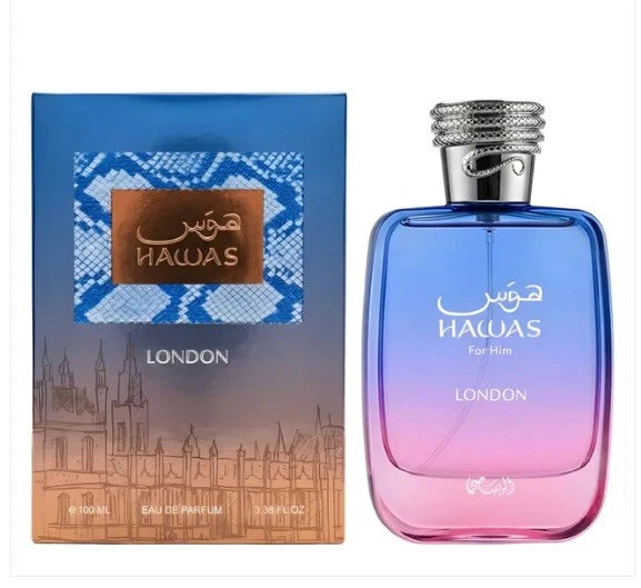 RASASI HAWAS LONDON 100ml EDP Men's | BRAND NEW SEALED GENUINE