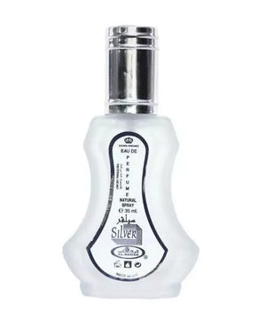 Silver 35ml (Pack of 3 ) Perfume Spray by Al Rehab