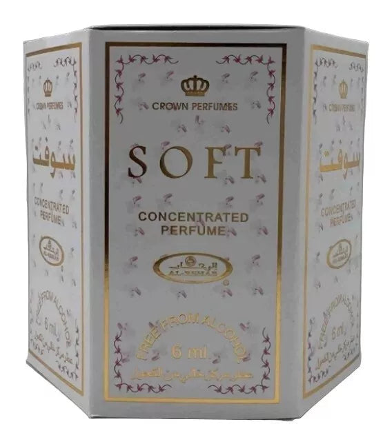 Al Rehab Concentrated Fragrance Oil Attar (6 x 6ml) Unisex Collection