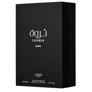 Tharwah Silver 100ml EDP by Lattafa Pride