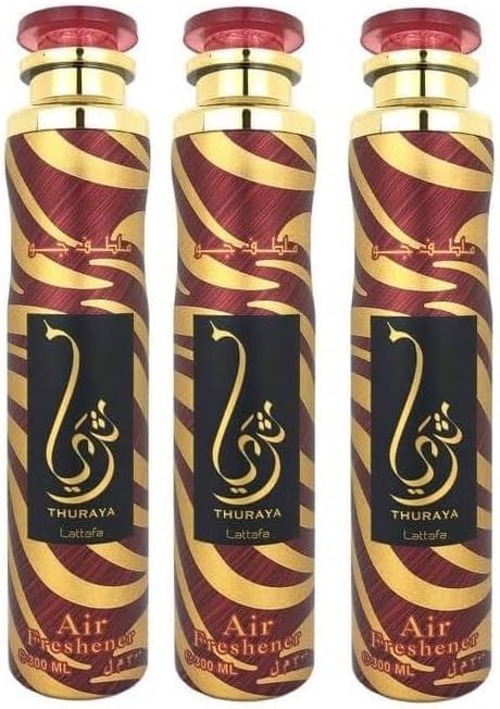 Arabian Air Freshener Bundle, Luxury Scent, Long Lasting Fragrance (3 x Thuraya)