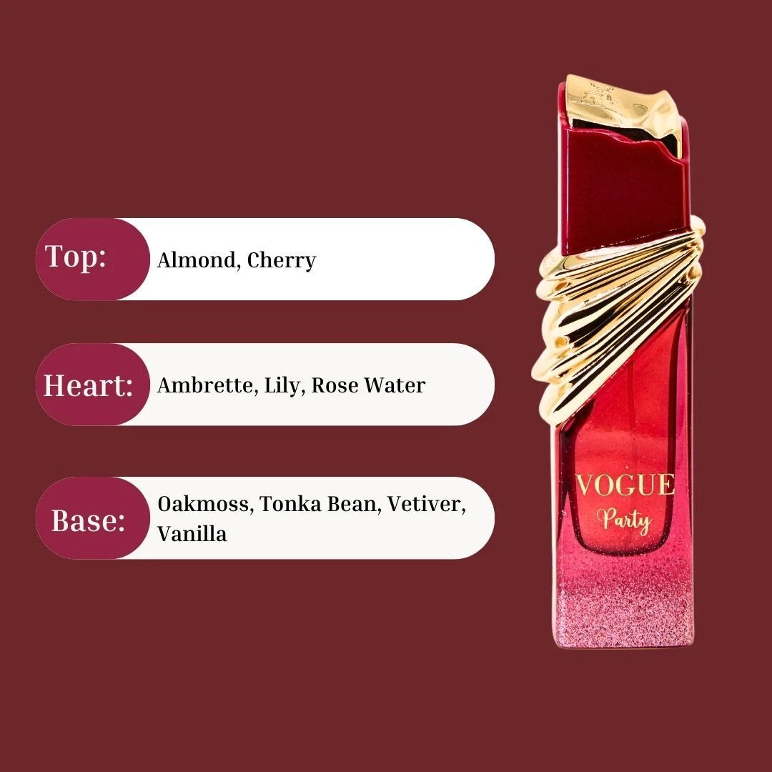 Vogue Party Eau De Parfum Spray 100ML (3.4 OZ) By Maison Alhambra | Long Lasting