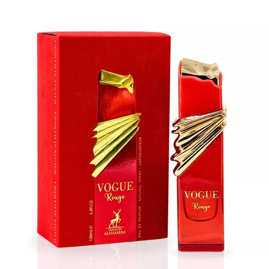 Vogue Rouge EDP Spray 100ML (3.4 OZ) By Maison Alhambra | Long Lasting, Fruity