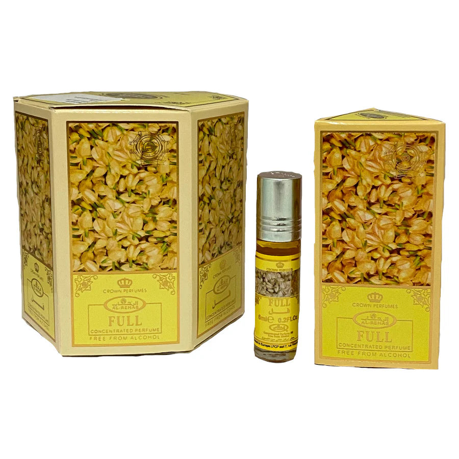 Al Rehab Concentrated Fragrance Oil Attar (6 x 6ml) Unisex Collection
