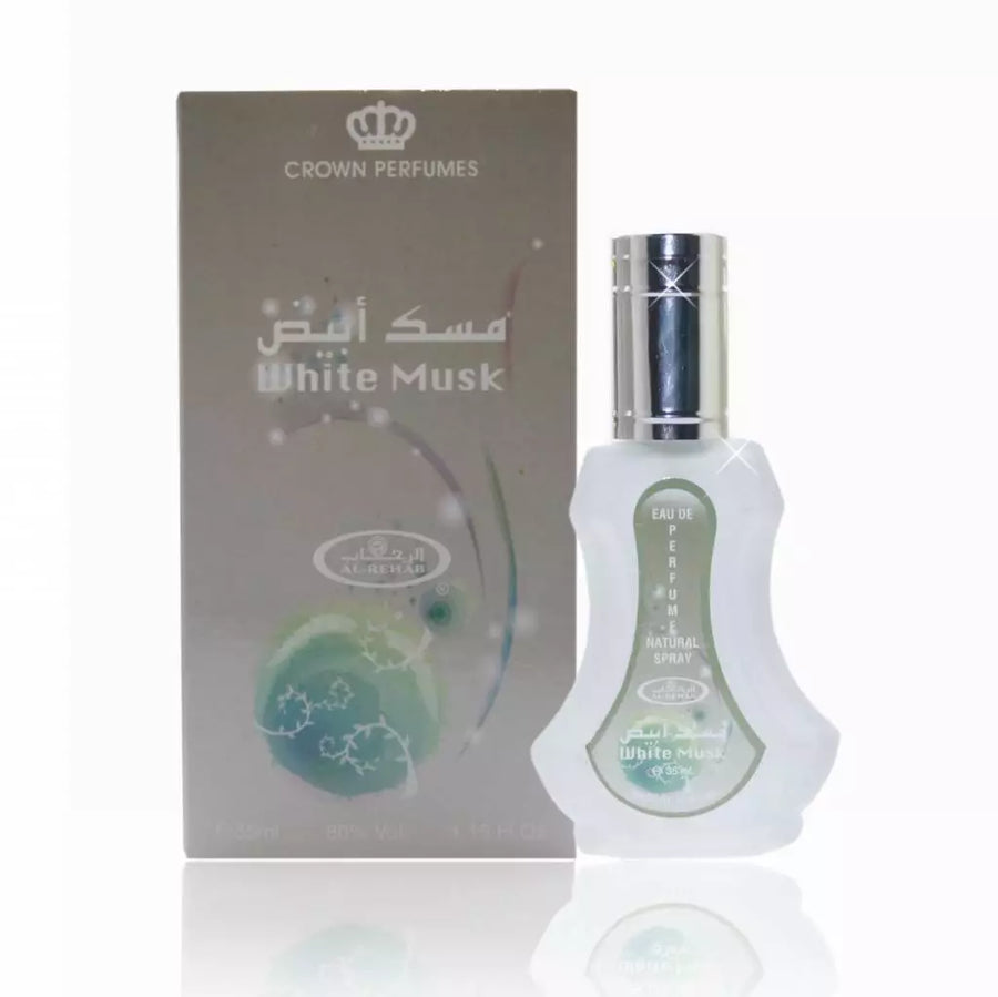 White Musk 35ml EDP Spray by Al Rehab Crown Perfumes Attar Itr Perfume