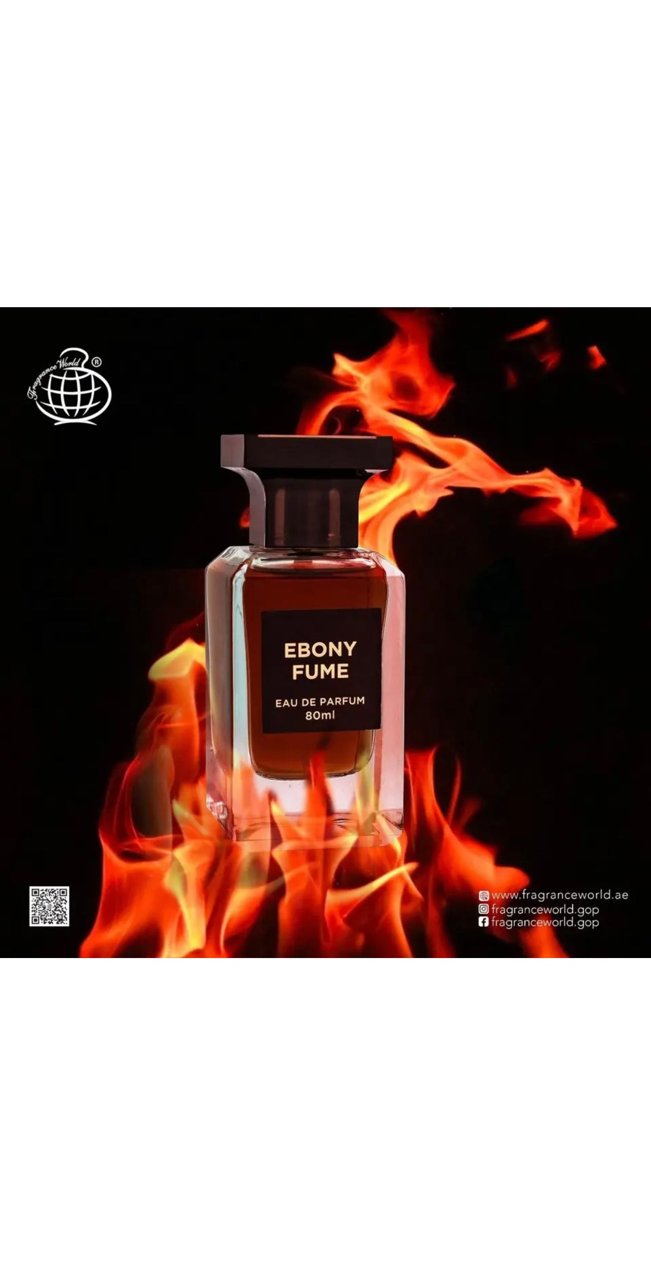Ebony Fume | Eau De Perfume 80ml | By Fragrance Wolrd